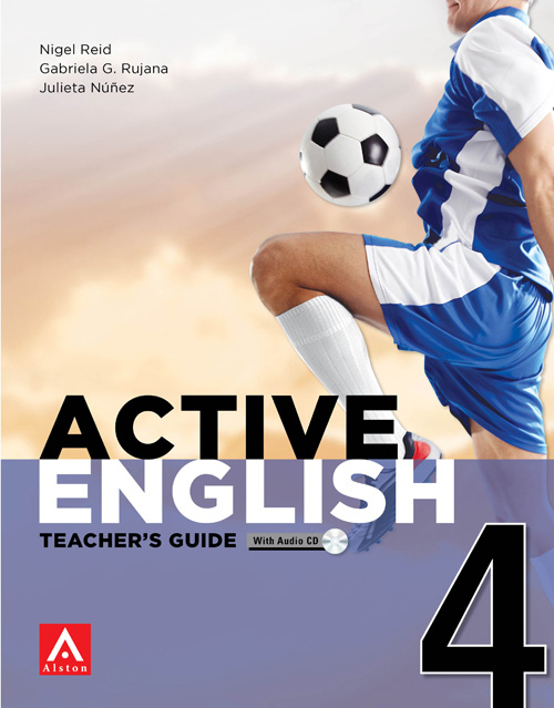 Active English 4 TG cover